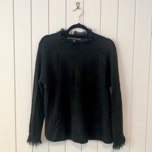 HYFVF Black Fringe Sweater